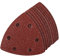 Silverline 820937 Hook and Loop Triangle Sheets 90 mm 10pk 60 Grit