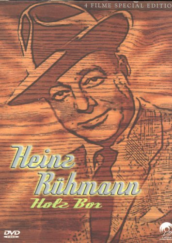 Heinz Rühmann Holz Box - 4 Filme Special Edition (Das Geheimnis der roten Katze / Der Stolz der 3. Kompanie / Himmel auf Erden / Hilfe, ich bin Minister)