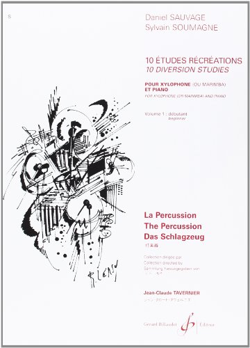 10 Etudes Recreations - Xylophone Ou Marimba et Piano Vol 1