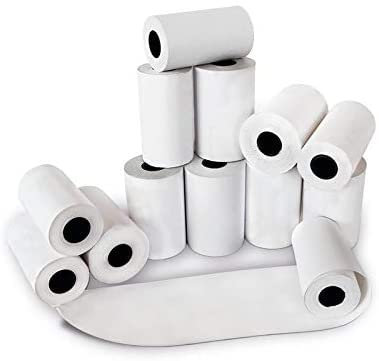 ELVE Carton de 50 Bobines pour cartes bancaires sans Bisphénol A - 57 x 38 x 12