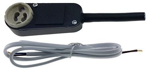 GU10 Anschlusskasten inkl. 100cm 2x 0,75mm² weißem Kabel für LED oder Halogen Einbauleuchten