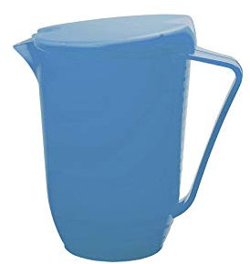 Rocco Bormioli Dem Carafe Graduée, Frosty, Plastique Polypropylène, Multicolore, 13 x 19 x H 21 cm