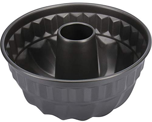 Westmark Gugelhupfform, Ø 22 cm, mit Antihaftbeschichtung, kaltgewalzter Stahl, Back Meister, Anthrazit, 32802270