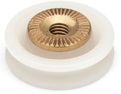 2 x Replacement Shower Door Rollers/Runners/Wheels V Grooved 19mm Dia LUX6