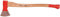 Connex Axt 1250 g - Robuster Stiel aus Eschenholz - Ideale Kraftübertragung - Kopf 3-fach verkeilt - Zur Bearbeitung von Holz / Universalaxt mit Schneidschutz / Spaltaxt / Fällaxt / COX840125