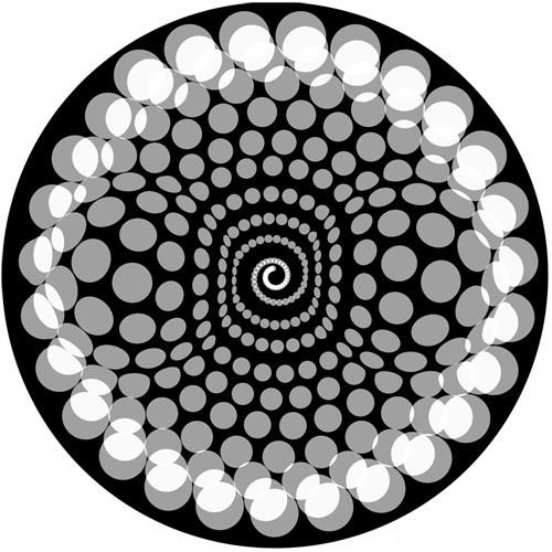 Zomo SLIPMAT-B-WH - Lote de 2 platos de vinilo, diseño de círculos, color blanco