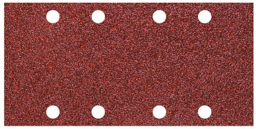 wolfcraft 10 Haft-Schleifstreifen für Holz und Metall 93 x 185 mm I 1749000 I Körnung 60 I für Schwingschleifer I gelocht für Staubabsaugung