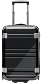 Stratic Koffer Horizon, 30 Liter, schwarz, 3-9209-52