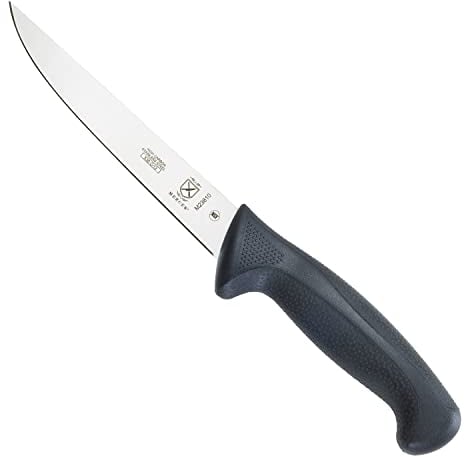 Mercer Culinary Millennia 6-Inch, Stainless Steel, 6 Boning Knife (Wide), Silver