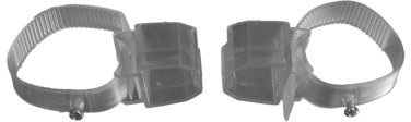 Liedeco U-Schienen-Halter verstellbar, 2 STK