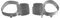 Liedeco U-Schienen-Halter verstellbar, 2 STK
