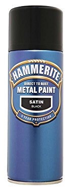 Direct to Rust Smooth Finish Aerosol Satin Black 400ml