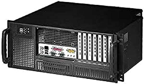 Techly 307377 Chassis Industriale Rack 19/Desktop 4U Ultra Compatto Nero Nero
