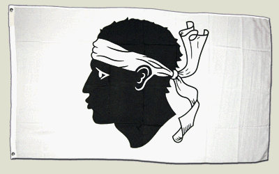 Drapeau France Corse - 90 x 150 cm