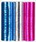 Boland 00741 - Luftschlangen Disco, 3 Stück, Länge je 400 cm, Metallic, Silber, Blau, Pink, Glänzend, Karneval, Geburtstag, Dekoration, Disco, Kindergeburtstag, Gartenparty, Motto-Party