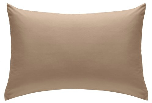 Catherine Lansfield Non Iron Percale Single Fitted Sheet - Caramel