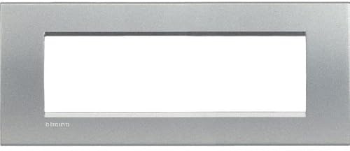 Bticino LNA4807TE 7 Module Platte, grau Tech