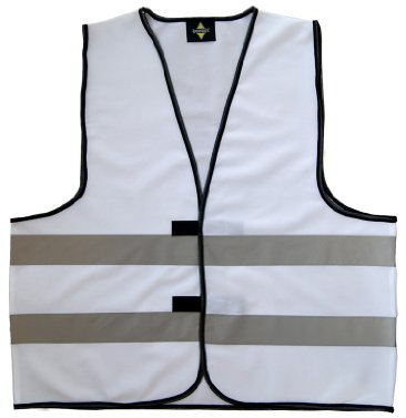 Korntex Praktische Unisex Funktions-/ Warnweste mit Reflektionsstreifen WW100, 1 Stück, XXL, weiß, LSH0001882G0049F0056