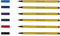 LEVIATAN D400 Fineliner Set 6 Mehrfarbig - Feinleiner Stift Bunt Für Den Täglichen Gebrauch Geeignet - Linienbreite Ca. 0.4 Mm Feinlinerfilzstifte