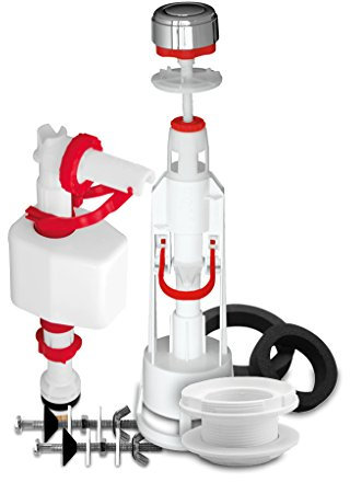 Fominaya TYF15 - Descargador Tyfon+ 15 universal con pulsador - grifo vertical extensible Fenyx