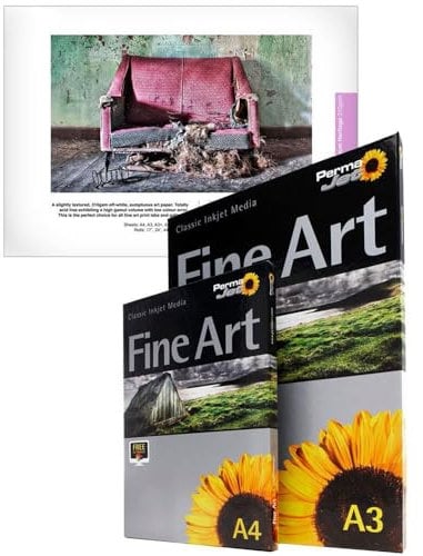 Permajet APJ60233 - Papel fotográfico (Blanco, Mate, 310 g/m², A3+, 25 hojas)