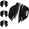 PENTATHLON Farbe plus Dart Flights, Farben, transparent, 5 Sets (15)
