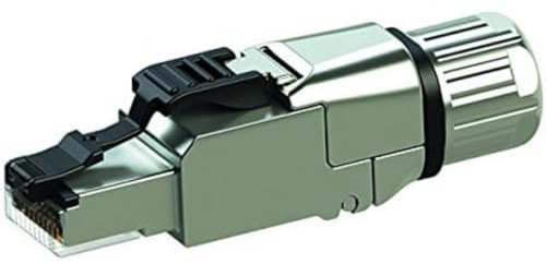 TELEGARTNER feldkonfektionierbarer RJ45-Steckverbinder MFP8 IE T568 B Cat.6^A; AWG24/1-AWG22/1, AWG27/7-AWG22/7