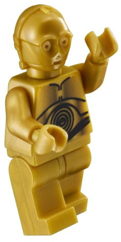 LEGO Star Wars Minifigur - C-3PO Gold Diese Figur ist nicht verklebt!