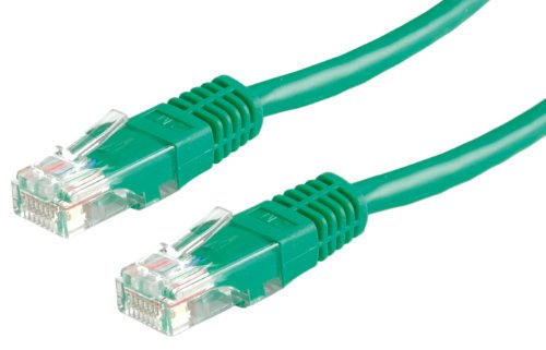Value UTP Patch Cord Cat.6, green 1 m Verde cavo di rete