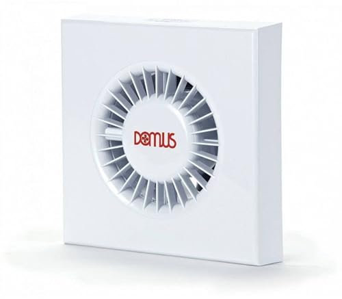 Domus Silavent Bathroom/WC Basic Standard Extractor Fan in White 4 100mm 4 Inch - SDF100B