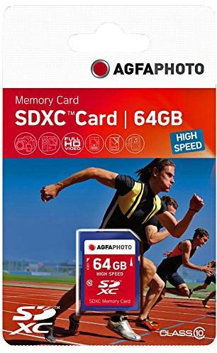 AgfaPhoto High Speed Class 10 SDXC 64GB Speicherkarte neu