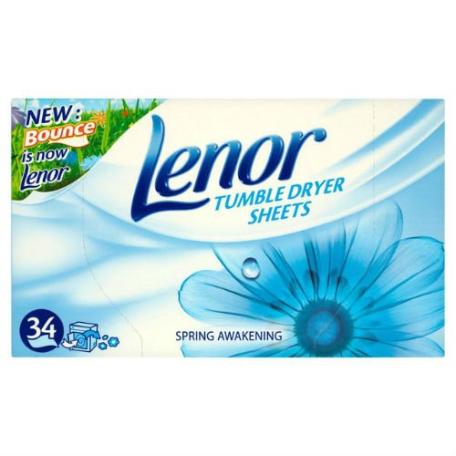 Lenor Sábanas Secadoras Primavera Awakening 34 por paquete Caja de 6