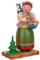 Hubrig Volkskunst Räuchermännchen Hexe Knusper, knusper... - 20 cm