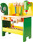 small Foot 1538 Werkbank Christian aus Holz, Holzspielzeuge inkl. Schrauben, Muttern und Lochbrettern, ab 3 Jahren