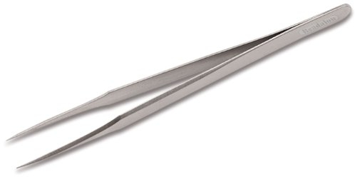 Beadalon Pinzette, gerade, Edelstahl, Präzision, Klassisch, Silber