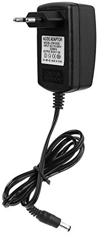 AC 100-240V a DC 5V 3A Potencia Adaptador Convertidor Cargador de 5.5mm de Enchufe EU