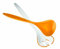 Guzzini Posate Insalata Glam/Vintage, Arancione Chiaro, 27 cm