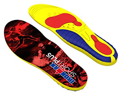 Spenco Herren Ironman All Sport Einlegesohlen , Mehrfarbig (Gelb - Rot - Blau), 42-46