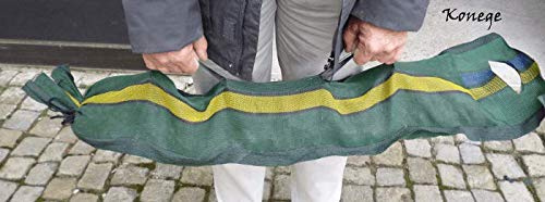 Folienkönig® 10x Sandsäcke für Hochwasserschutz 25x100cm | UV-stabil | Zum Befüllen mit Tragegriff | Hochwasserschutz bei Türen | Wasserschutz Wetterfest Reißfest | sandsäcke zum befüllen