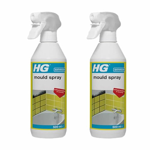 2 x HG Hagesan Bathroom Mould Removal Spray 500 ML by HG