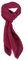 TigerTie Damen Chiffon Halstuch bordeaux weinrot Uni Gr. 90 cm x 90 cm - Schal