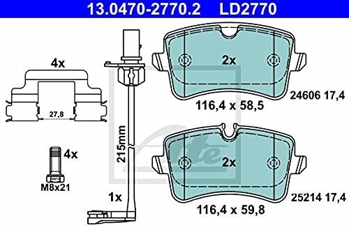 ATE 13.0470-2770.2 Brake Pads