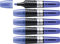 Stabilo LUMINATOR - Evidenziatore - lunga durata e doppio tratto (2 + 5 mm) - Confezione da 5 - Blu