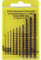 Donau Elektronik HSS100 Kernbohrer-Set, 10-teilig, für Gewindebohrer M1-M4, Mehrfarbig