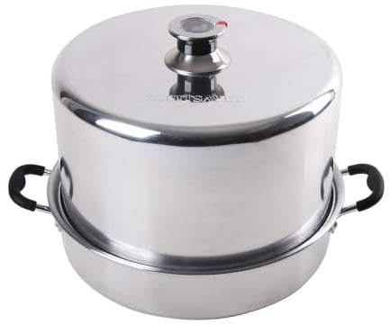 KITCHEN CROP VKP1054 VKP Brands Steam Canner, Aluminum, Silver