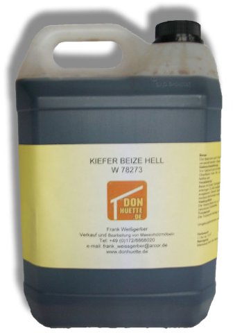 Holzbeize Beize Kiefer hell 5000 ml Grundpreis € 13,00/l