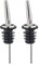 Westmark 2 Becs Verseurs pour Spiritueux/Huile/Vinaigre pour Bouteilles, avec Tube d'air, Métal/inox, Bouchon plastique, Inox Gastro, Argenté, 47322280