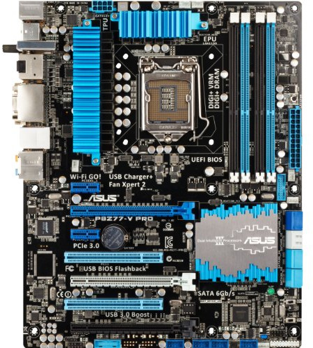 Asus 90-MIBHS0-G0EAY0DZ Mainboard Sockel 1155 (Intel Z77, 4X DDR3 Speicher, PCI-e, ATX, 2X USB 2.0)