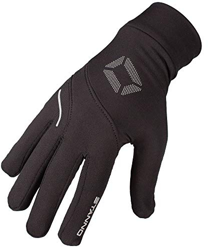 Stanno Laufhandschuhe schwarz schwarz, M