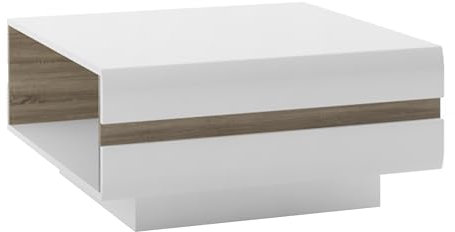 Furniture To Go Small Designer Coffee Table, Wood White